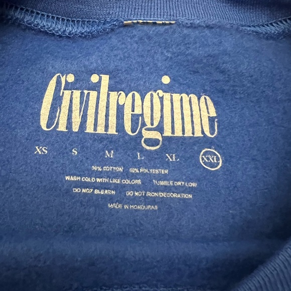 Civil Regime Sweaters Brand New Civil Regime Crewneck Sweatshirt